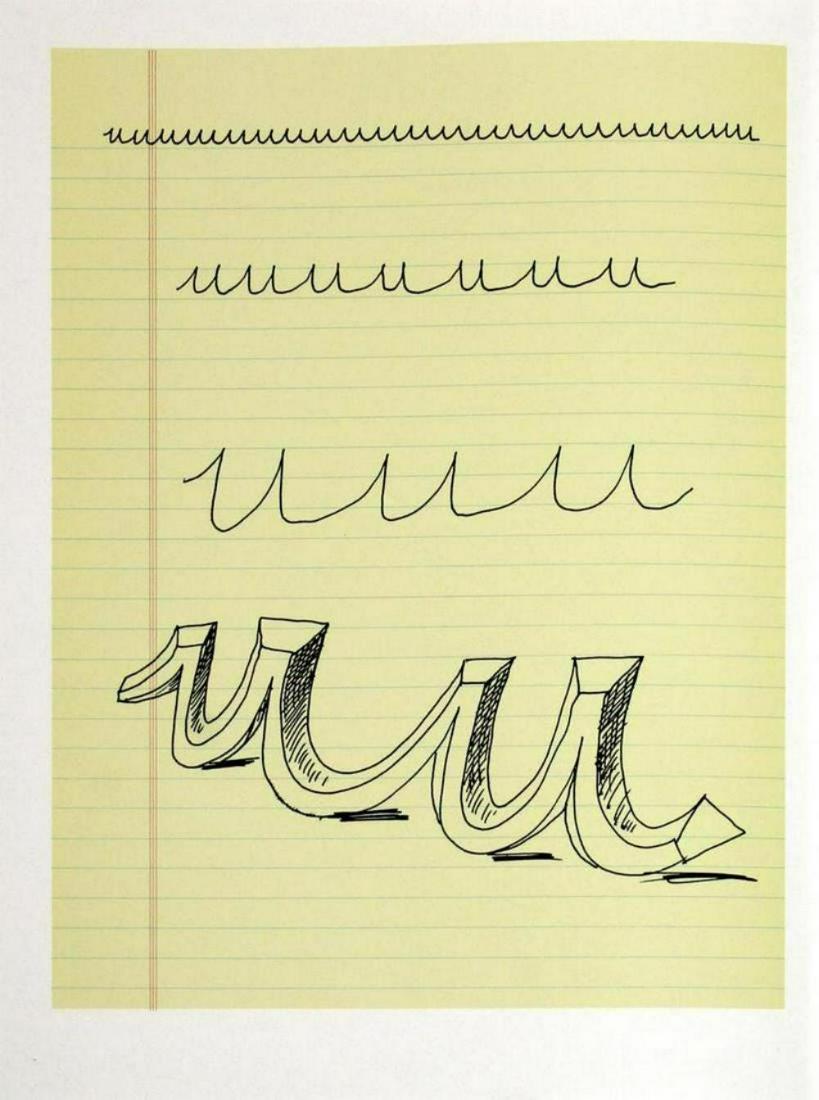 David Hockney - Letter U - Framed Lithograph: Artist: David Hockney. Title: Letter U from "Hockney's Alphabet" Year: 1991. Dimensions: 12 5/8in. by 9 5/8in. Frame size approx: 20x17 Inches. Publisher: Faber and Faber Limited LondonSuite: Hockney'