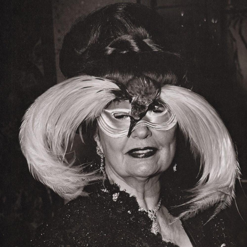 DIANE ARBUS - A Woman in a bird mask, NYC, 1967: Photographer: Diane Arbus Born: March 14, 1923, New York, New York, United States. Died: July 26, 1971, Westbeth Artists Housing, New York, United States. Diane Arbus was an American photographer. Arb