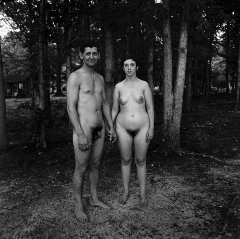 DIANE ARBUS - Husband and wife in the woods, 1963: Photographer: Diane Arbus Born: March 14, 1923, New York, New York, United States. Died: July 26, 1971, Westbeth Artists Housing, New York, United States. Diane Arbus was an American photographer. Arb