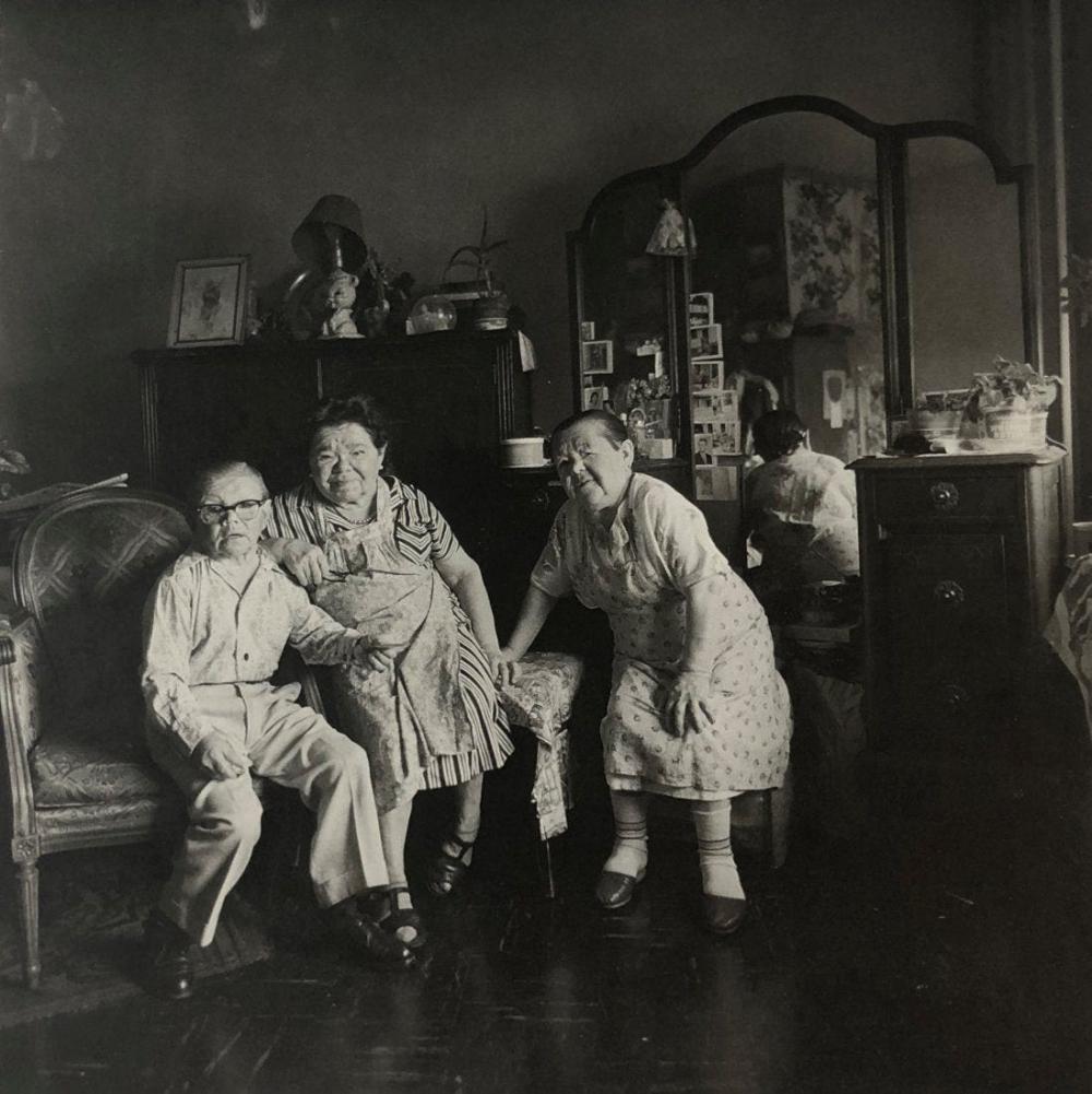 Diane Arbus - Midget Friends, 1963: Photographer: Diane Arbus Born: March 14, 1923, New York, New York, United States. Died: July 26, 1971, Westbeth Artists Housing, New York, United States. Diane Arbus was an American photographer. Arb