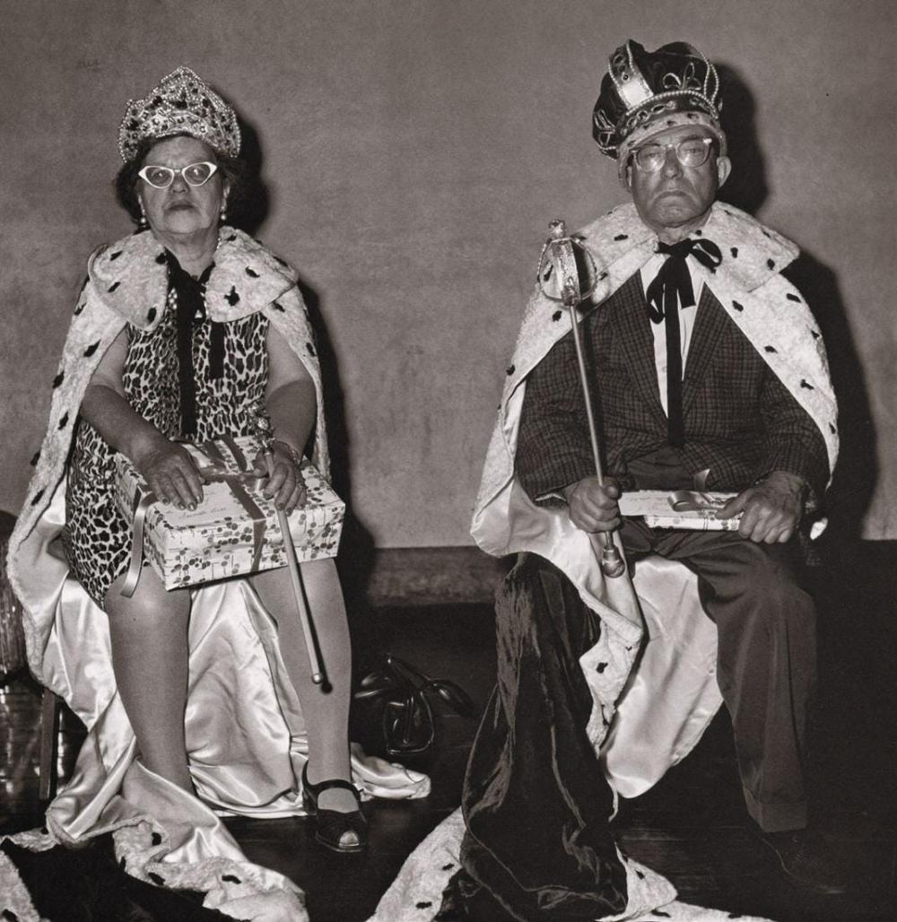 DIANE ARBUS - The King & Queen of a Senior Citizens,: Photographer: Diane Arbus Born: March 14, 1923, New York, New York, United States. Died: July 26, 1971, Westbeth Artists Housing, New York, United States. Diane Arbus was an American photographer. Arb