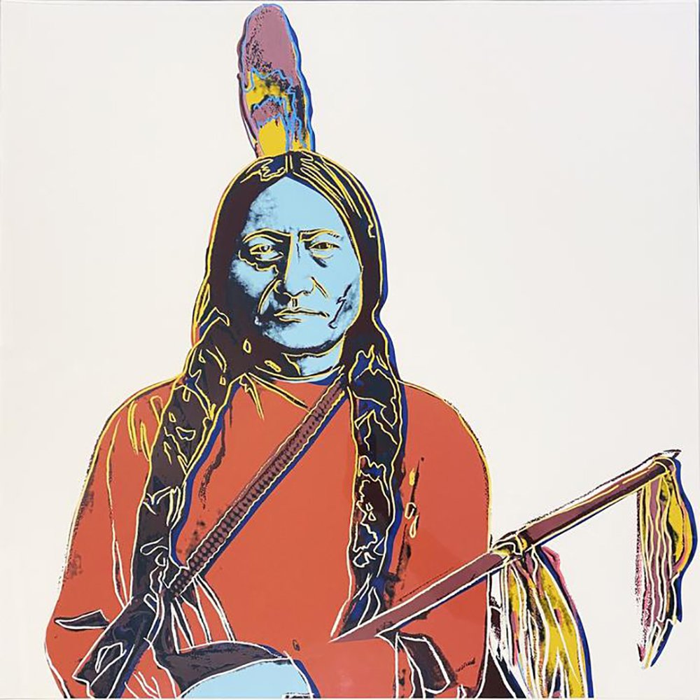 Andy Warhol, Sitting Bull from Cowboys and Indians 1986 (1 of 1)