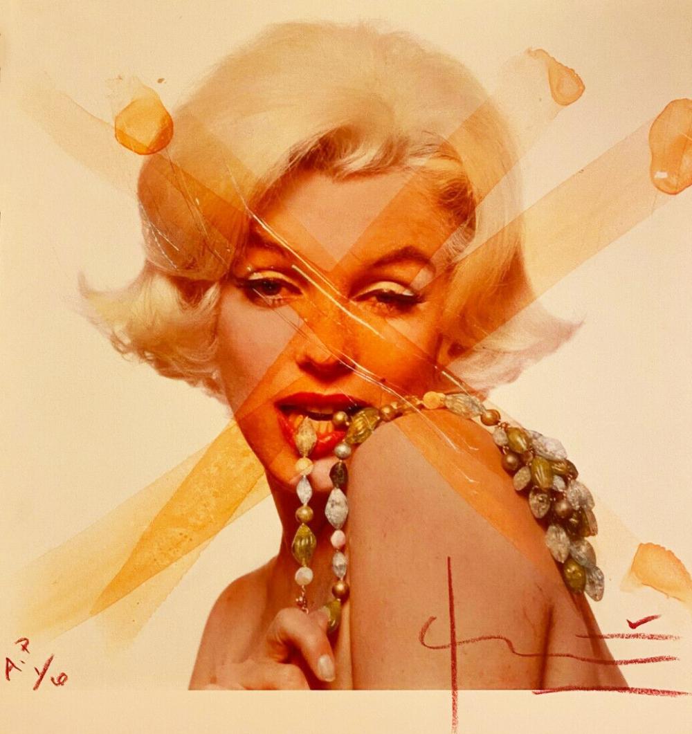 Bert Stern Marilyn Monroe Crucifix IV AP 1 of 6 with: Marilyn (Crucifix IV), from The Last Sitting, 1962 Printed in: 2011 13x13 image size Frame size Approx.: 20" x 20" Signed and editioned ' A.P 1/6 ' in red crayon lower left Bert Stern signature in cra