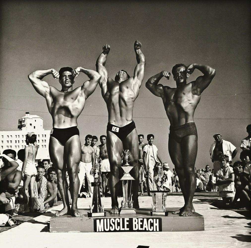 BRUCE BELLAS Of L.A., 1950's Beach Muscle Men: Photographer: Bruce Bellas aka "Bruce Of L.A." or "Bruce Of Los Angeles" (American, 1909 - 1974) - internationally renowned American photographer of the male physique. Bellas was best known for his ma