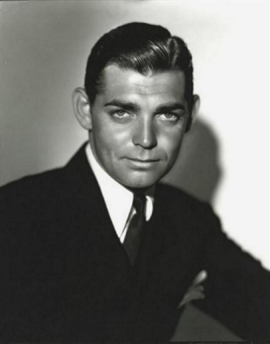 GEORGE HURRELL - Clark Gable, 1931: Photographer: GEORGE HURRELL Subject: Clark Gable. Date Of Negative: 1931 Type Of Print: Vintage Photogravure. Date Of Print: 1990's Paper: Medium weight, satin/matte finish Print Origin: USA Print/Pl