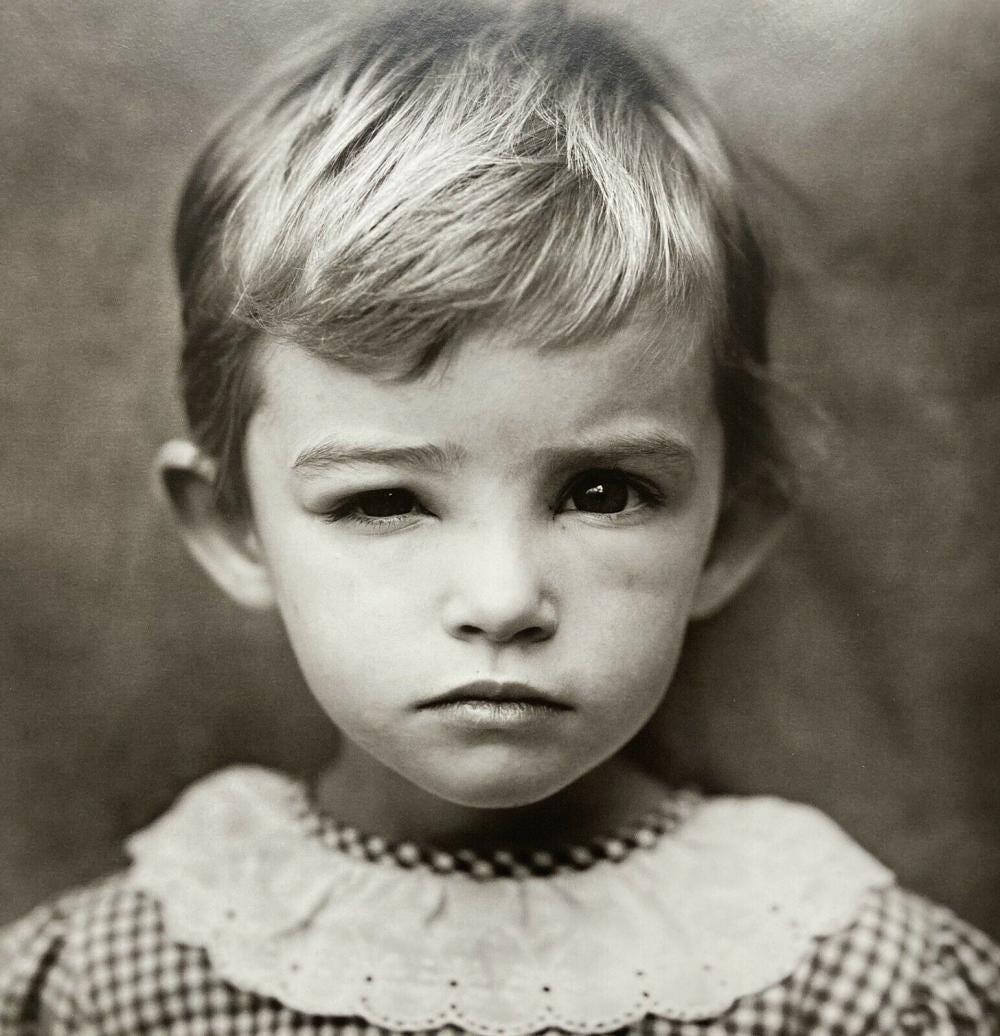 SALLY MANN - At Twelve Damaged child, 1983 - 1985: Photographer: Sally Mann is an American photographer, widely known for her large-format, black-and-white photographs—at first of her young children, then later of landscapes suggesting decay and dea