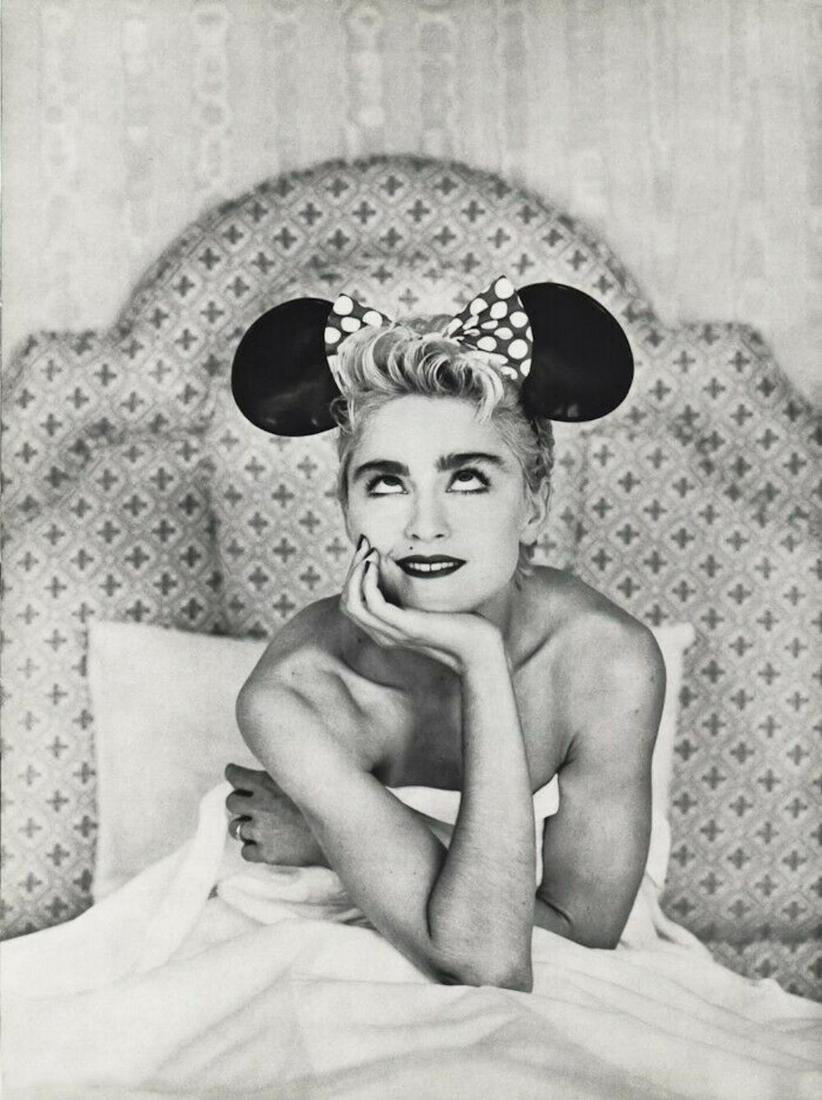 Herb Ritts, Madonna, Tokyo, 1987: Photographer: Herb Ritts Date Of Negative: 1987 Date Of Print: 1988 Type Of Print: Original Sheet Fed Vintage Photogravure (Made from the Original Image Authorised by Herb Ritts). Title: Madonna, Toky