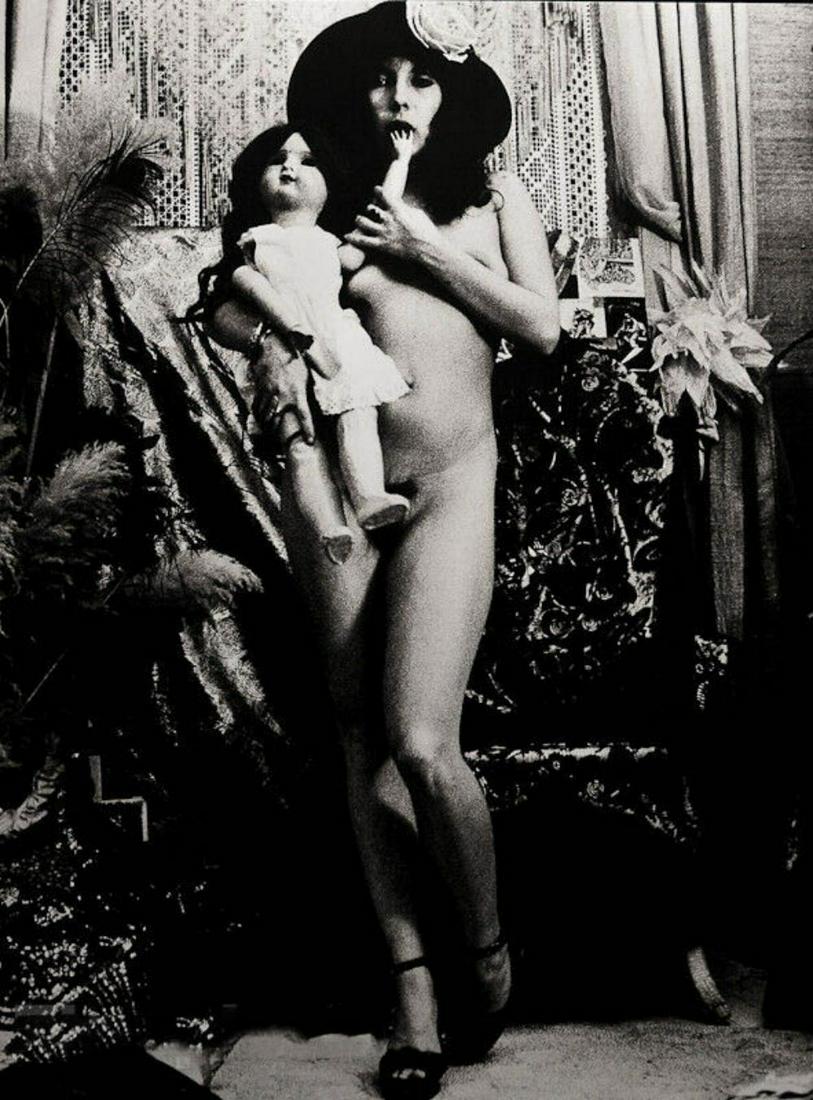 IRINA IONESCO Vintage FEMALE NUDE, 1974: Photographer: Irina Ionesco (France, b. 1935) - Internationally famous photographic artist. Title: "Elisabeth (IX)" Date Of Negative: Early 1970's - soft pronounced grain structure, high contrast - ha