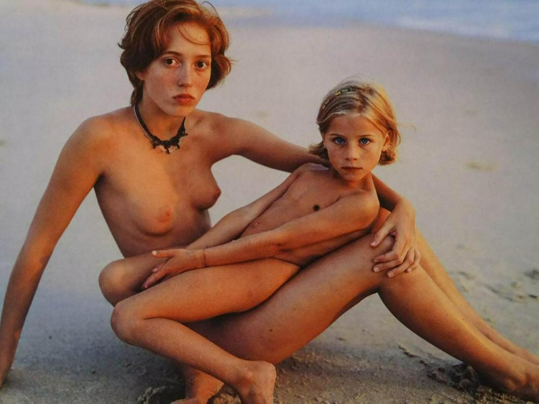 Jock Sturges,Vanessa et Adele, 2000 Signed # 10/40: Jock Sturges, Vanessa et Adele: Montalivet, France, 2000. Hand signed, Titled, Dated and numbered in pencil by the artist. Digital Pigment Color Print 14" x 10" (35.5 x 26 cm.) Edition number: 10/40.