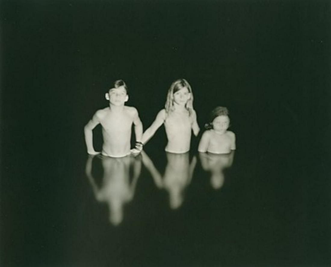 SALLY MANN - Emmett, Jessie, and Virginia, 1990: Photographer: Sally Mann is an American photographer, widely known for her large-format, black-and-white photographs—at first of her young children, then later of landscapes suggesting decay and dea