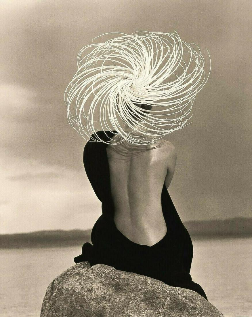 Herb Ritts, Tatiana with Best Hat, 1988: About the Photographer: Through hard work and a distinctive vision, Herb Ritts (1952–2002) fashioned himself into one of the top photographers to emerge from the 1980s. Ritts's aesthetic incorporate