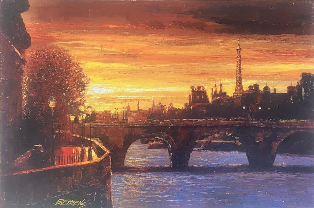 Howard Behrens "Twilight On The SeineII II" Original (1 of 5)