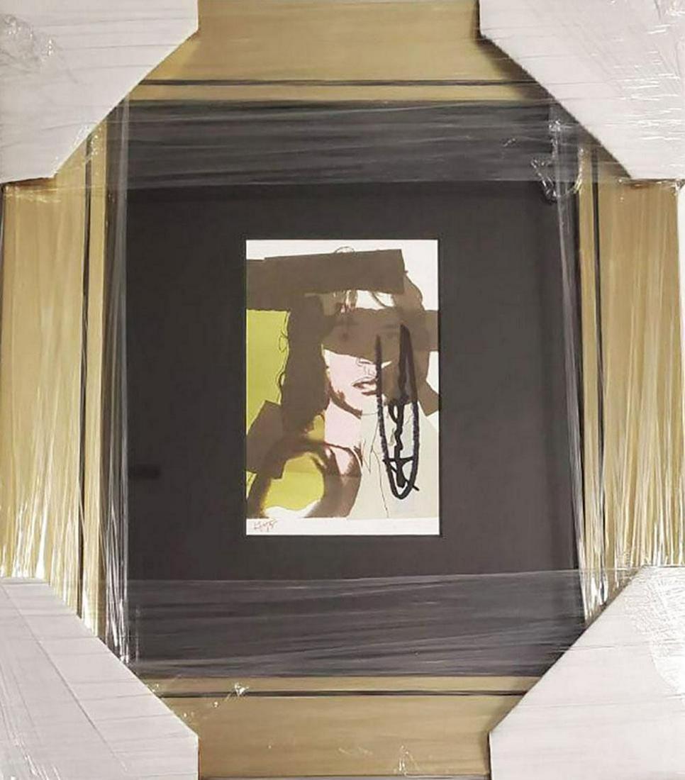 Andy Warhol Mick Jagger FS.II.145 Hand Signed Invitatio (1 of 1)