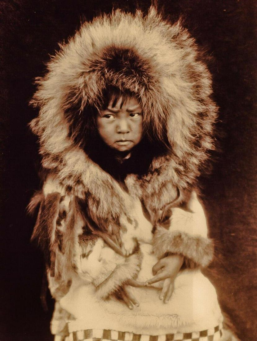 EDWARD CURTIS Eskimo Noatak Child Artic 1929 (1 of 1)