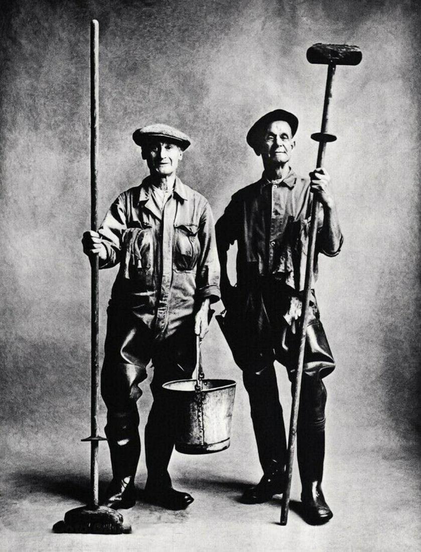 Irving Penn, London Lorry Washer Men Window Worker, (1 of 1)