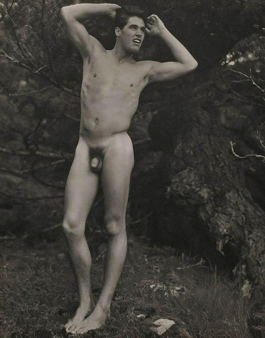 BRUCE WEBER, 1990 Outdoor Male Model ROB Washington: Photographer: Bruce Weber (American, b. 1946) - internationally renowned American fashion photographer best known for his racy, erotically charged imagery. Weber has shot the ad campaigns of Calvin Kl