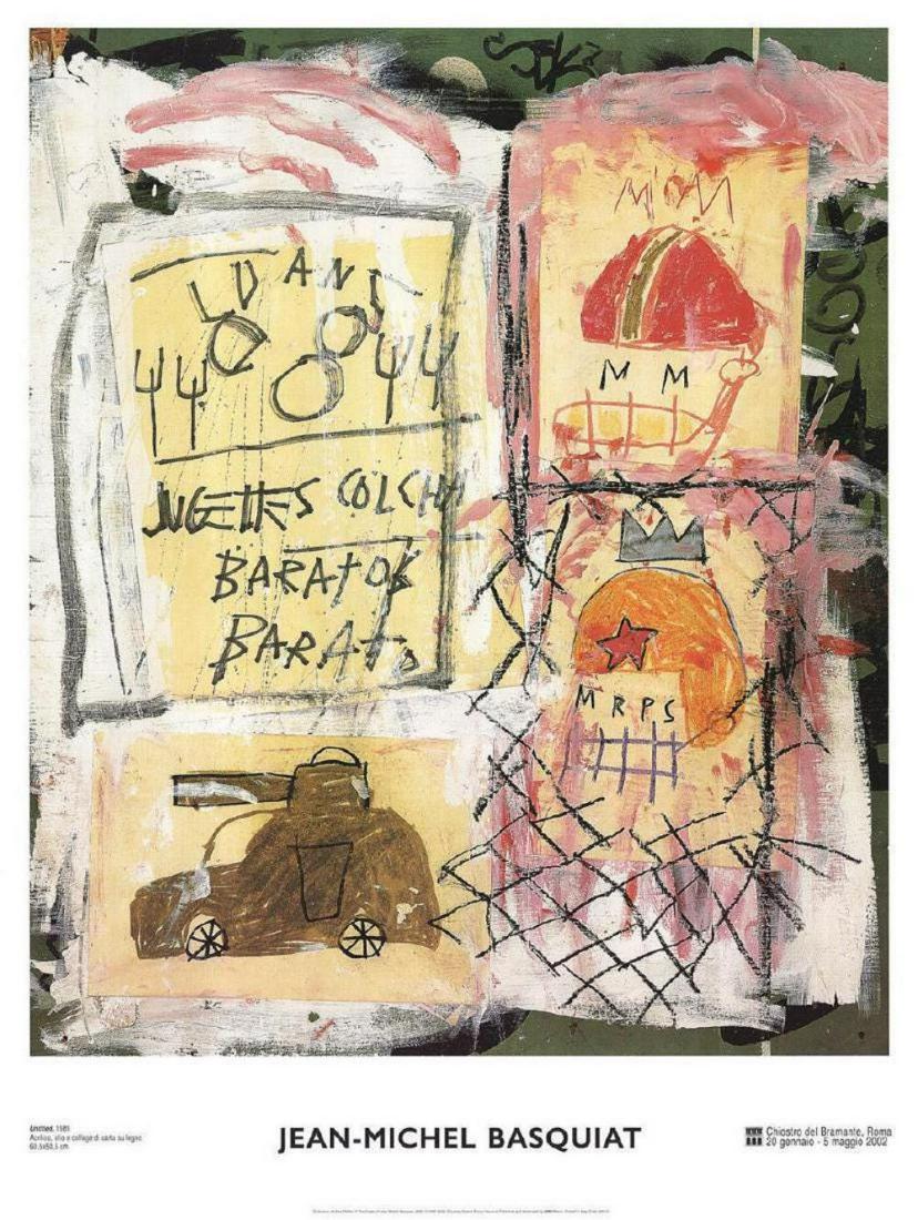 Jean-Michel Basquiat-Untitled-2002 offset lithograph (1 of 1)