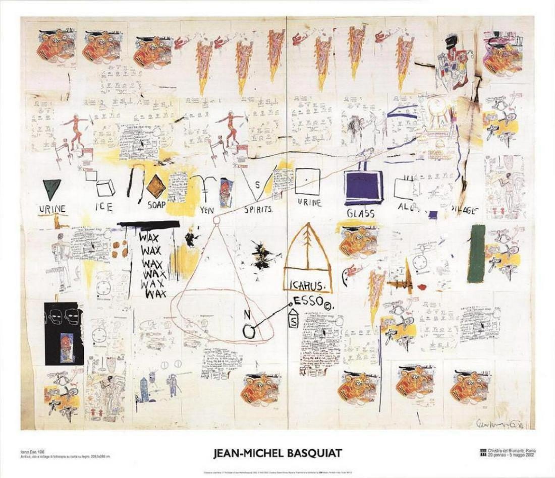 Jean-Michel Basquiat-Icarus Esso-2002 (1 of 1)