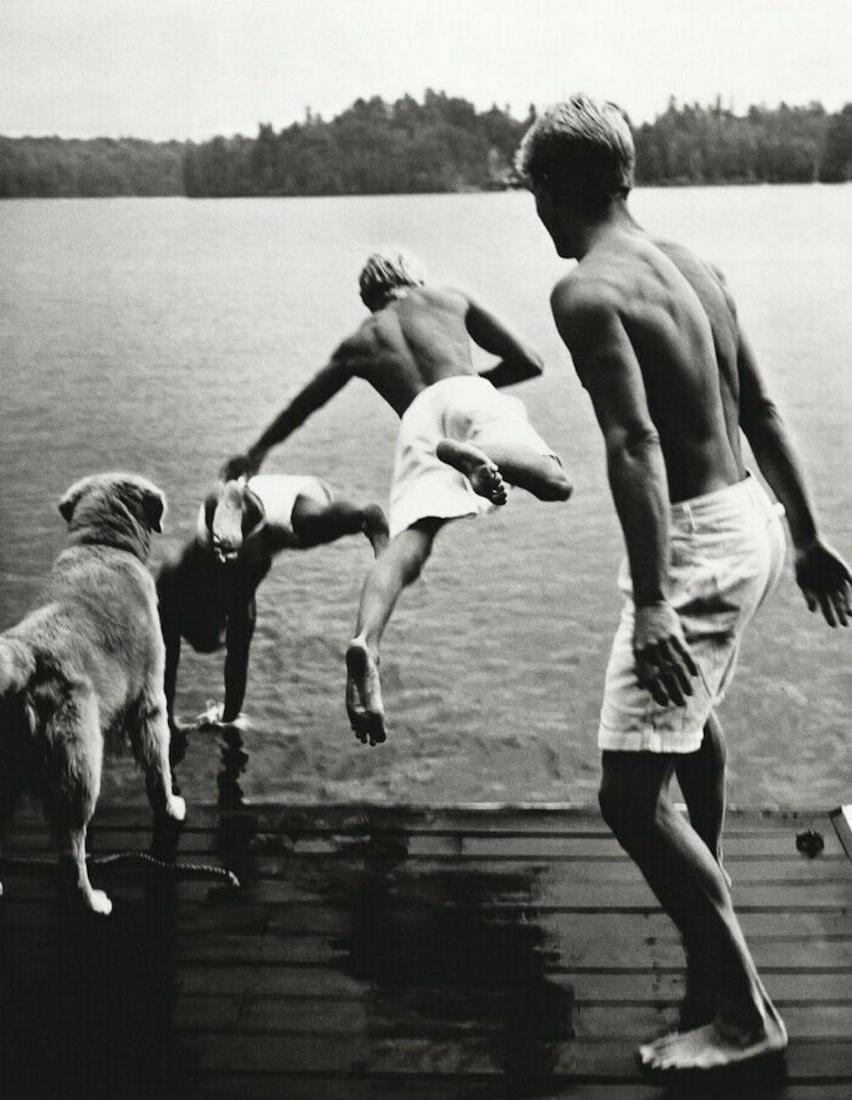 BRUCE WEBER, Adirondacks GARTH CHRIS HOYT & ROWDY: Photographer: Bruce Weber (born 1946) - American fashion photographer and filmmaker best known for his advertising photography for clients Abercrombie & Fitch, Calvin Klein, Pirelli, Ralph Lauren, Rev