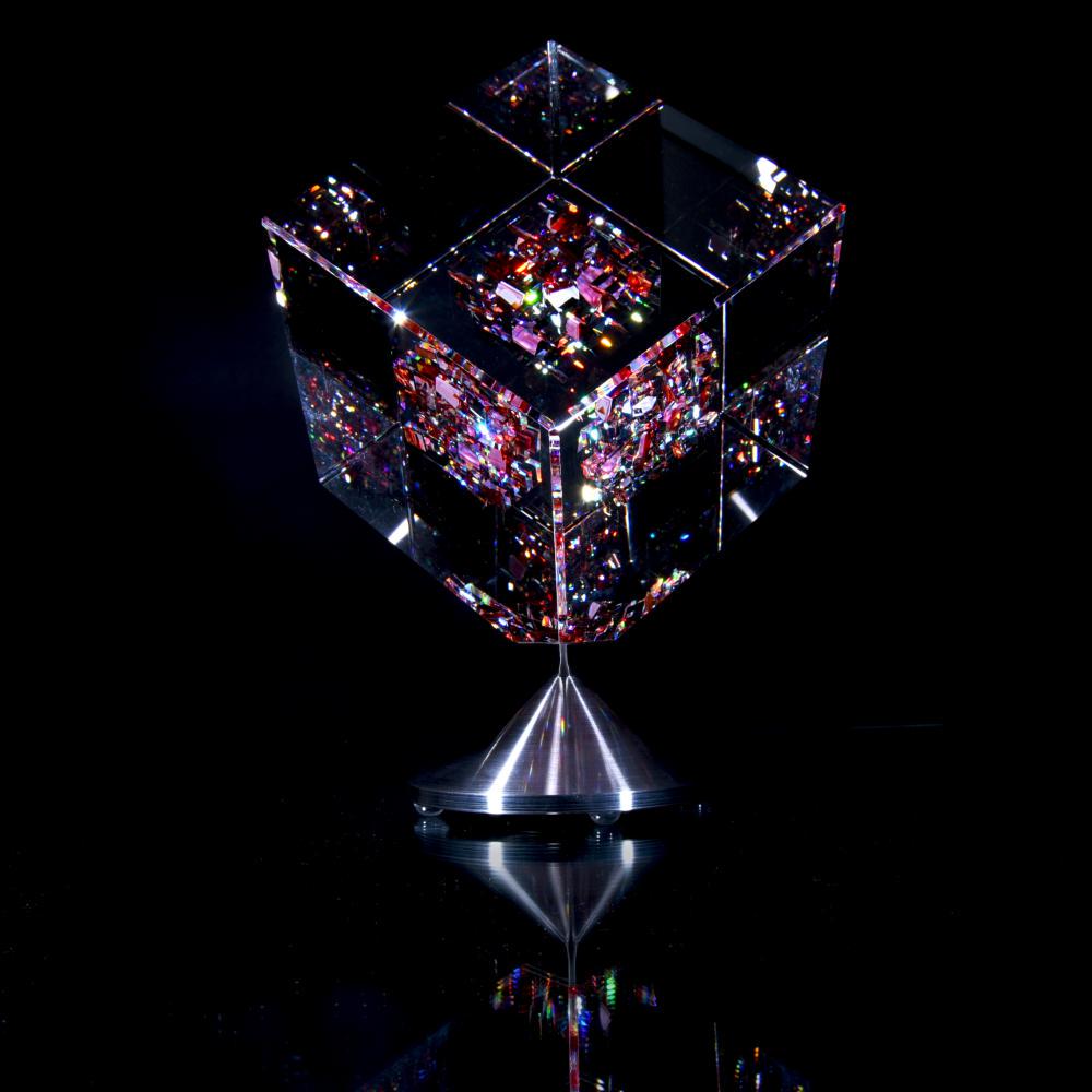 Jon Kuhn, "Sorrell 2021" Original 1/1 Glass Cube (1 of 8)