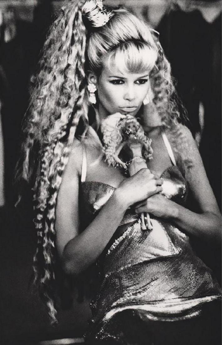 Ellen Von Unwerth - Clavdia with a Toy 1994: Photographer: Ellen von Unwerth is a German photographer best known for her playfully erotic images of female pop musicians and models. Over the course of her career, the artist has photographed Britn