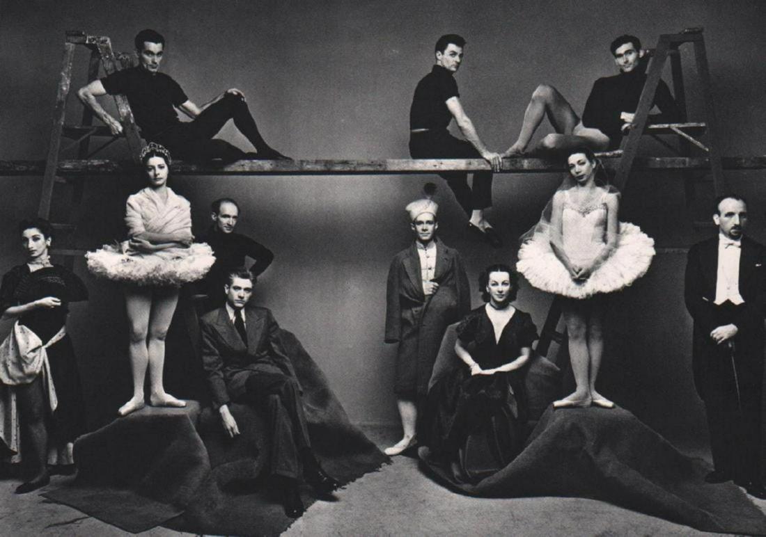 IRVING PENN - Ballet Theatre Group - New York - 1947: Photographer: Irving Penn (American, 1917 - 2009) - American photographer known for his fashion photography, portraits and still life compositions. His work has been exhibited internationally and is h