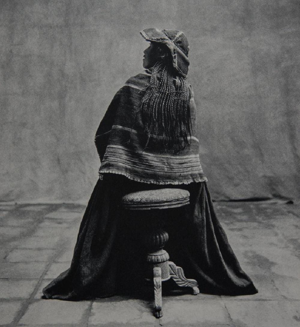 IRVING PENN - Puno Indian with Coiffure of Braids, 1970: Photographer: Irving Penn (American, 1917 - 2009) - American photographer known for his fashion photography, portraits and still life compositions. His work has been exhibited internationally and is h
