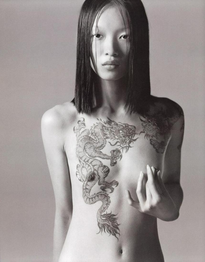 RICHARD AVEDON - Ling Tang, 1997: Photographer: Richard Avedon (American, 1923 - 2004) - internationally renowned portrait and fashion photographer, one of the most important and influential photographers during the last half of the t