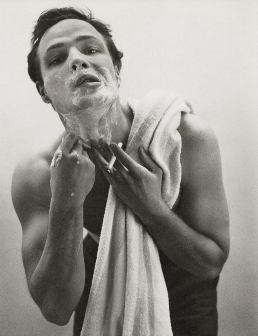 RICHARD AVEDON - Marlon Brando, New York, 1951: Photographer: Richard Avedon (American, 1923 - 2004) - internationally renowned portrait and fashion photographer, one of the most important and influential photographers during the last half of the t