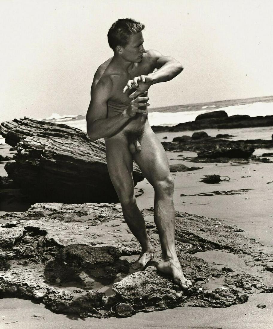 BRUCE BELLAS Of L.A., 1951 Nude Ben Montgomery: Photographer: Bruce Bellas aka "Bruce Of L.A." or "Bruce Of Los Angeles" (American, 1909 - 1974) - internationally renowned American photographer of the male physique. Bellas was best known for his ma