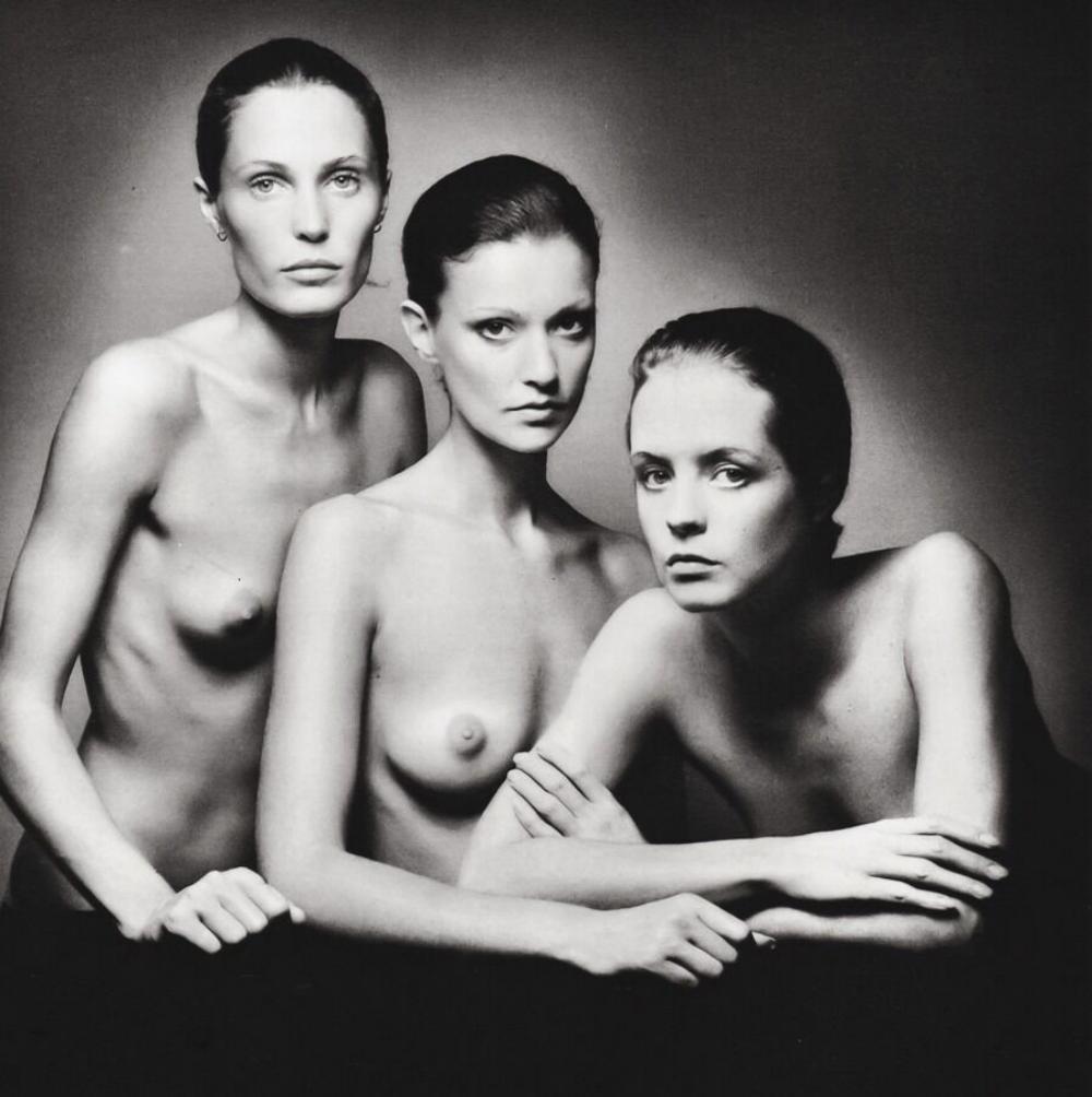 JEANLOUP SIEFF, Nude Females 1975: Photographer: Jeanloup Sieff (French, 1933 - 2000) - French photographer critically acclaimed for his portraits, landscapes, nude studies and fashion imagery. He often made use of a wide angle lens, i