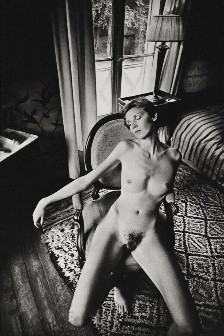 JEANLOUP SIEFF, Chair Sleeping Paris, 1976: Photographer: Jeanloup Sieff (French, 1933 - 2000) - French photographer critically acclaimed for his portraits, landscapes, nude studies and fashion imagery. He often made use of a wide angle lens, i