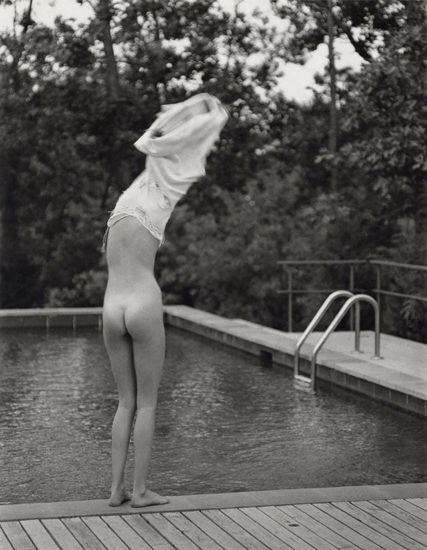 PATRICK DEMARCHELIER - Nude, East Hampton, NY, 1977: Photographer: PATRICK DEMARCHELIER: internationally renowned fashion and portrait photographer known for his ability to represent the true personalities of his subjects. He discovered his passion at 1