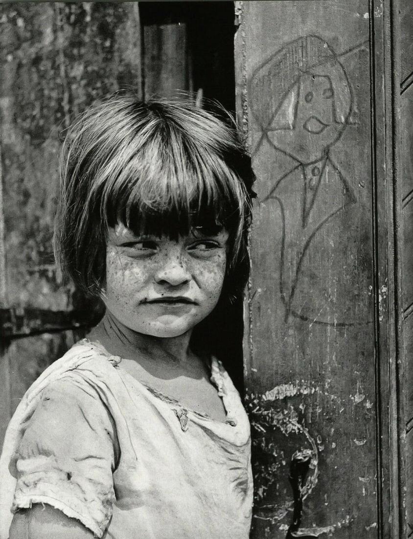 WALKER EVANS, Depression Child Poverty, 1932: Photographer: Walker Evans (American, 1903 - 1975) - Critically acclaimed and historically significant 1930's American photographer best known for his 'Americana" and depression era photographs, many