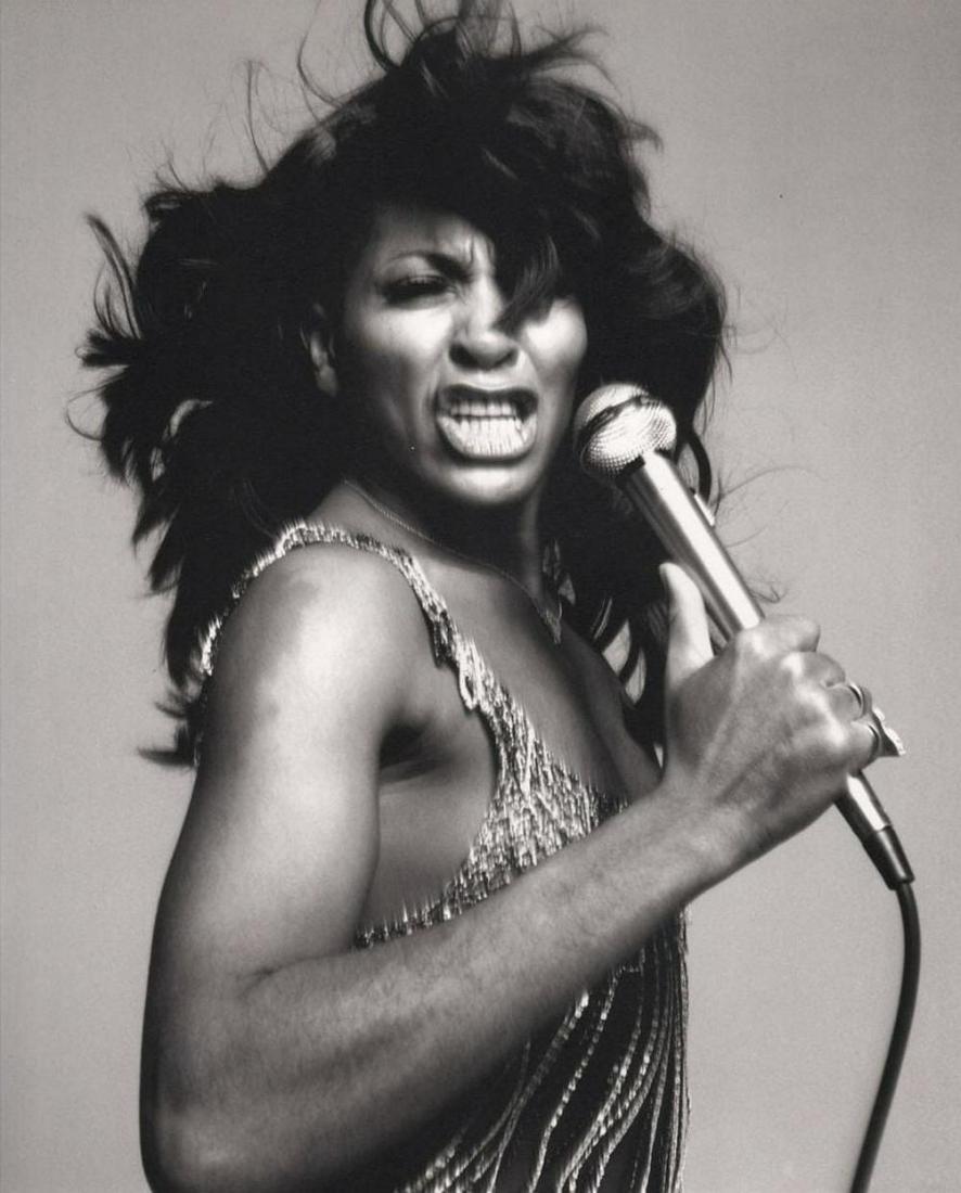 RICHARD AVEDON - Tina Turner, NY - 1971: Photographer: Richard Avedon (American, 1923 - 2004) - internationally renowned portrait and fashion photographer, one of the most important and influential photographers during the last half of the t