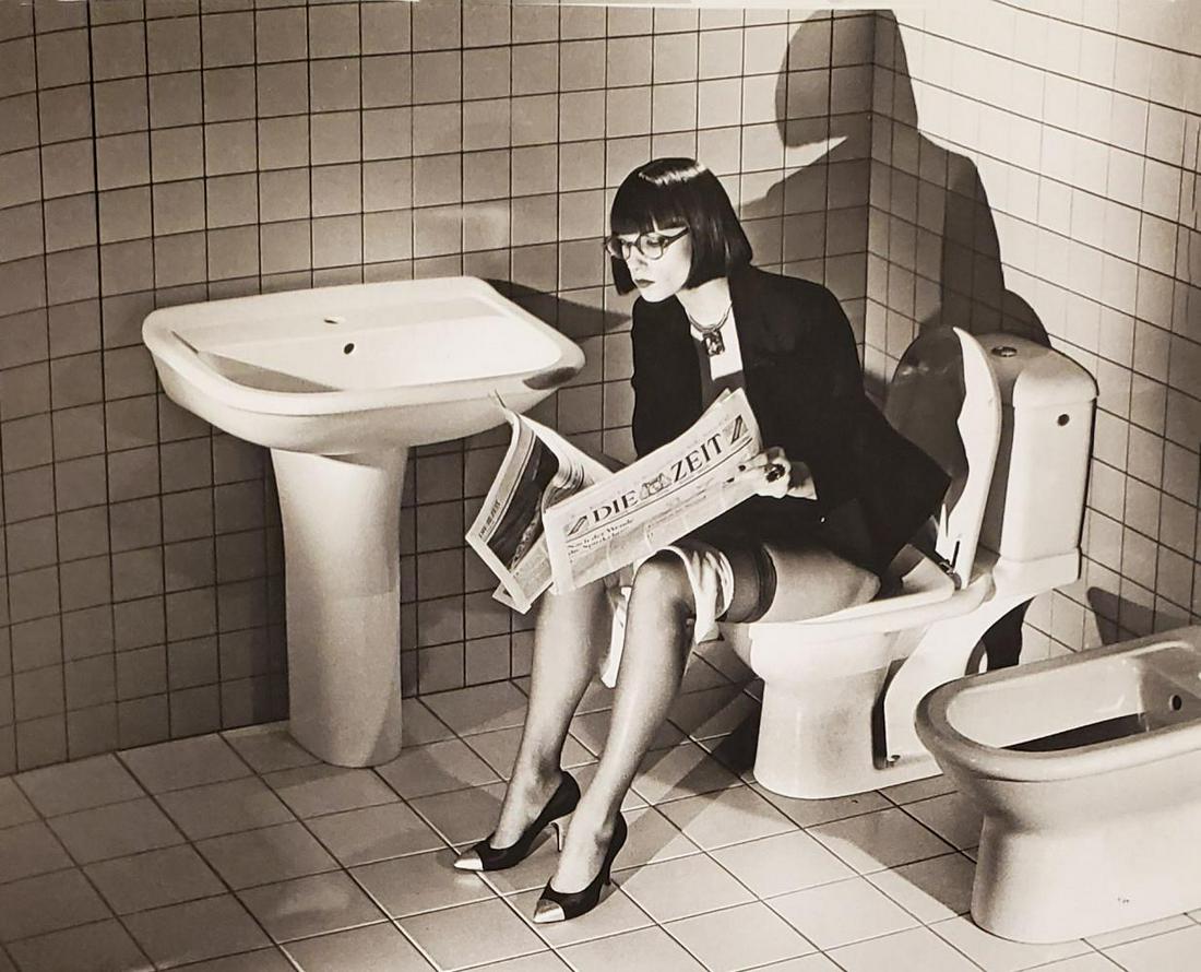 Helmut Newton, Villeroy & Boch 1985-86: Photographer: Helmut Newton (Germany, 1920 - 2004) - best known for his erotically charged highly stylized images, Helmut Newton was one of the most influential fashion photographers of all time. Subj