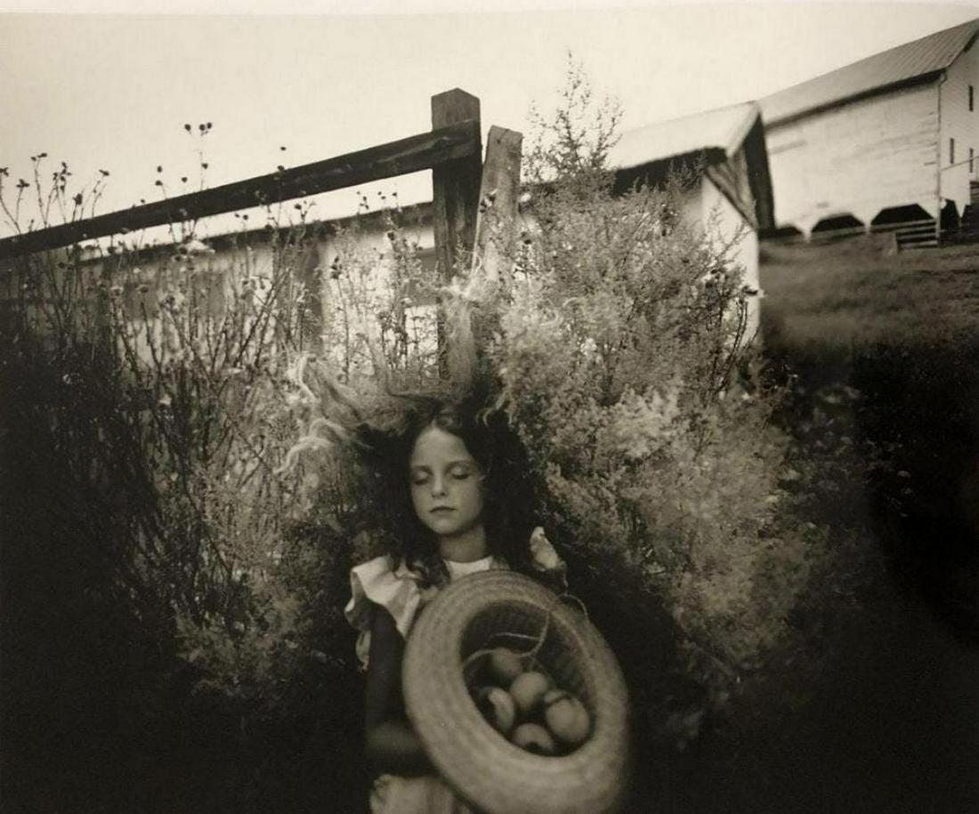 SALLY MANN - Yard eggs , 1991: Photographer: Sally Mann is an American photographer, widely known for her large-format, black-and-white photographs—at first of her young children, then later of landscapes suggesting decay and dea