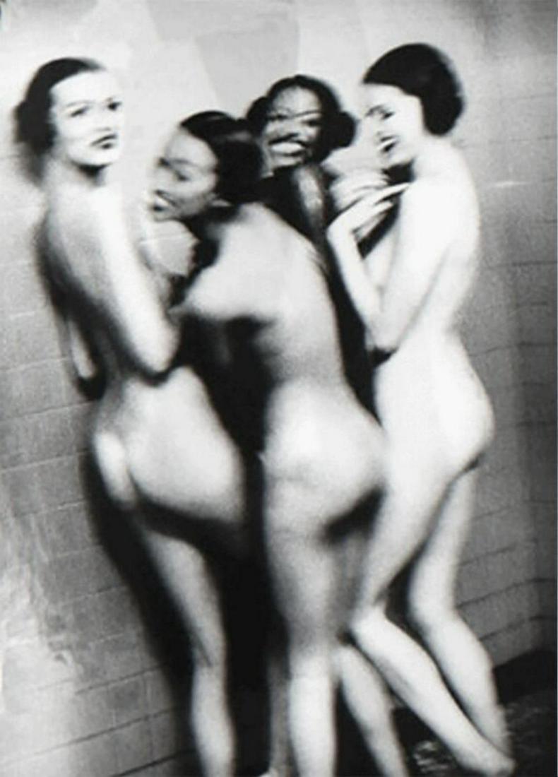 ELLEN VON UNWERTH - Four Girls In Shower, Paris 1993: Photographer: Ellen von Unwerth is a German photographer best known for her playfully erotic images of female pop musicians and models. Over the course of her career, the artist has photographed Britn