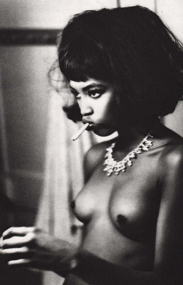 ELLEN VON UNWERTH - Naomi with Diamonds, 1990: Photographer: Ellen von Unwerth is a German photographer best known for her playfully erotic images of female pop musicians and models. Over the course of her career, the artist has photographed Britn
