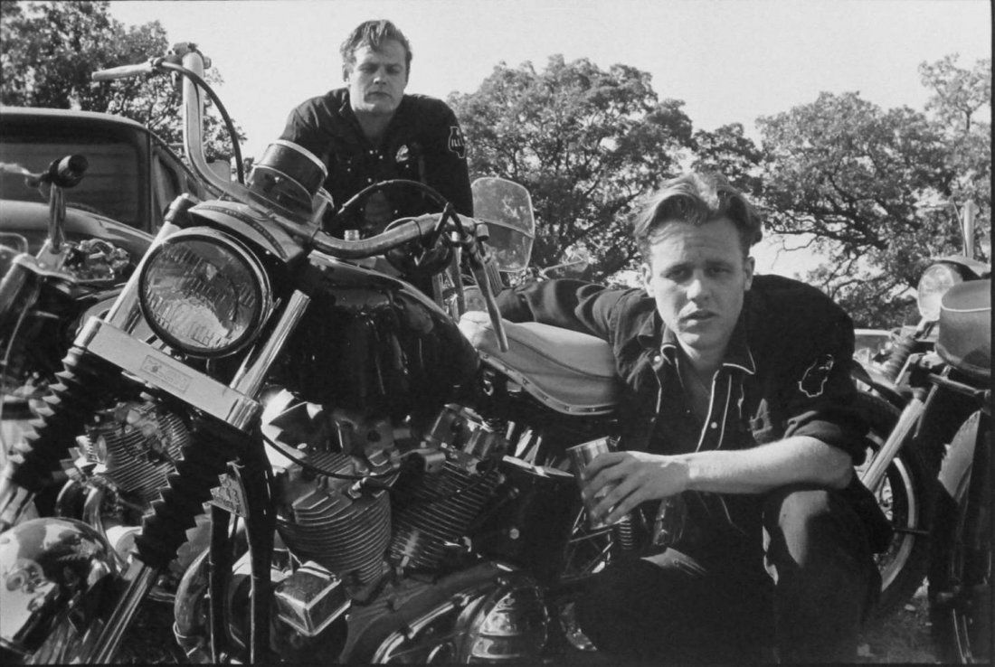 Danny Lyon, Brucie & Crazy Charlie, McHenry, IL 1960s: Photographer: Danny Lyon is an American photographer and filmmaker. All of Lyon's publications work in the style of photographic New Journalism, meaning that the photographer has become immersed in wi