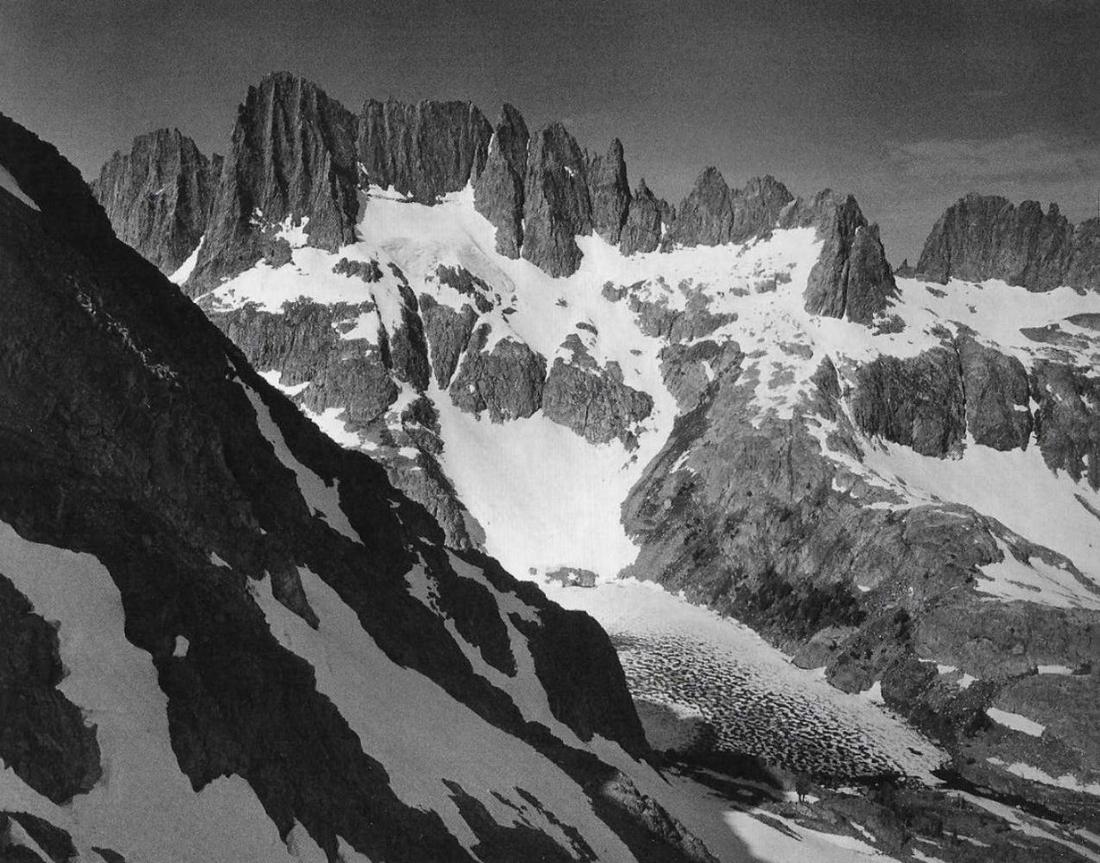 Ansel Adams, The Minarets and Iceberg Lake Sierra, (1 of 1)