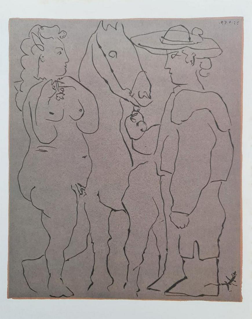 Pablo Picasso (After), "Picador, Femme et Cheval" (1 of 1)