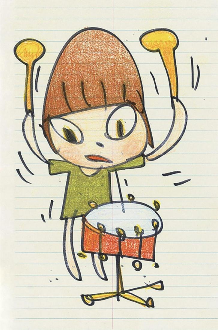 Yoshitomo Nara, Banging The Drum, 2020 (1 of 1)