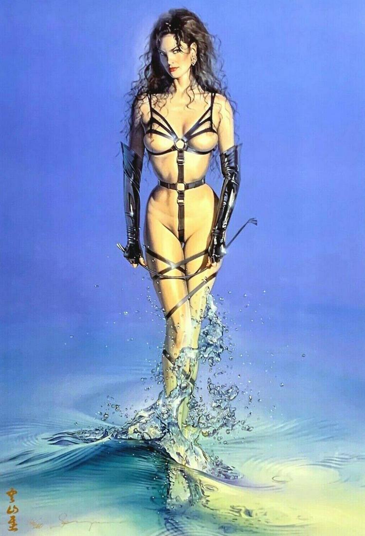 Hajime Sorayama, print# 24, Signed & Numbered, 2001 (1 of 2)