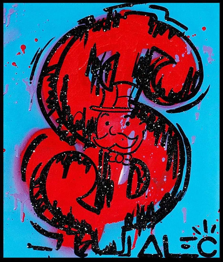 Alec Monopoly "Money Screen" Acrylic on Canvas Eden coa (1 of 5)