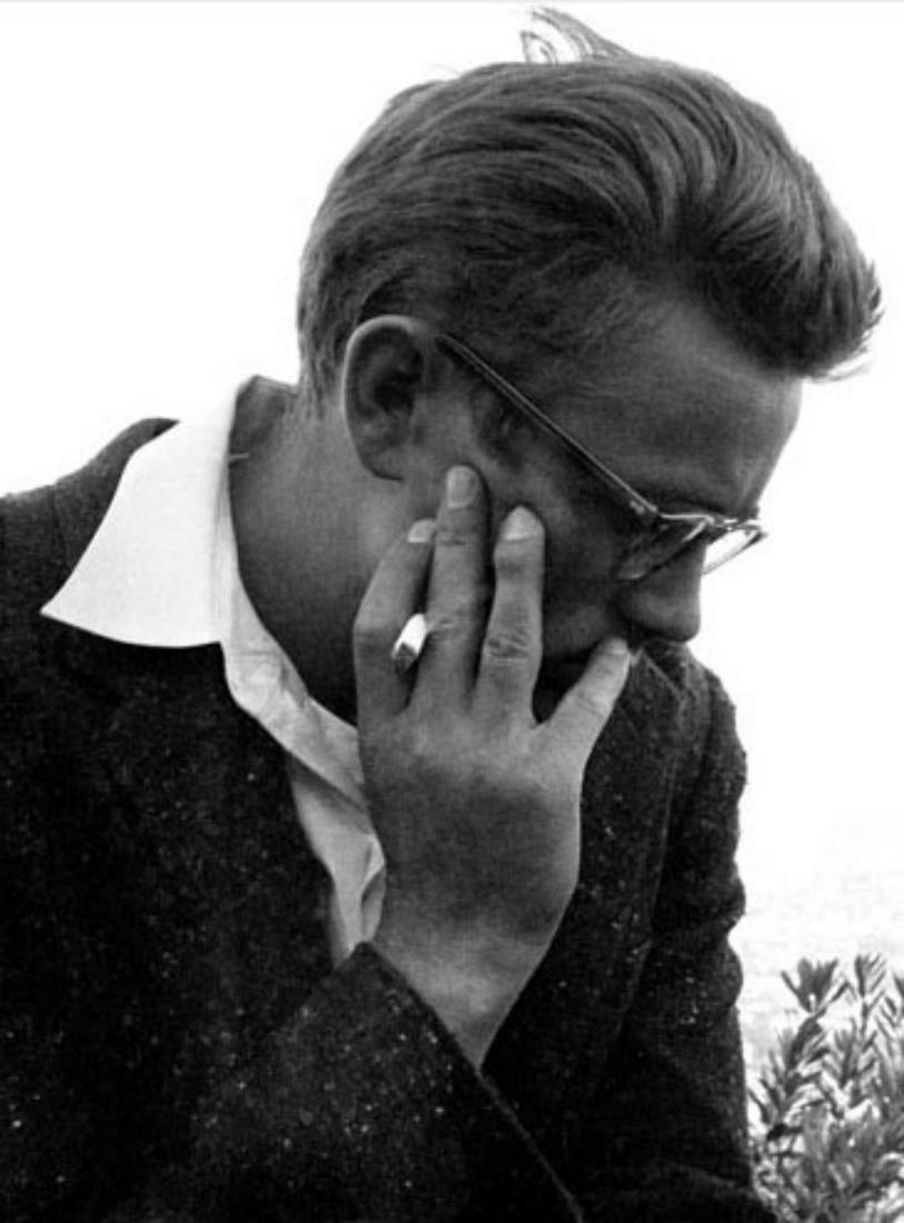Dennis Stock, James Dean, 1955: Photographer: Dennis Stock met the actor James Dean in 1955, a few months before the latter's sudden death. He undertook a series of photos of the actor in Hollywood, Dean's hometown in Indiana, and i