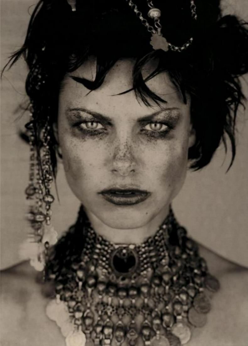 Marc Lagrange - Bonne the Face, 2000: Photographer: Marc Lagrange was a Belgian photographer known for his nude portraits of the female figure. Lagrange created dream-like and fantastical narrative pictures populated by beautiful nudes th