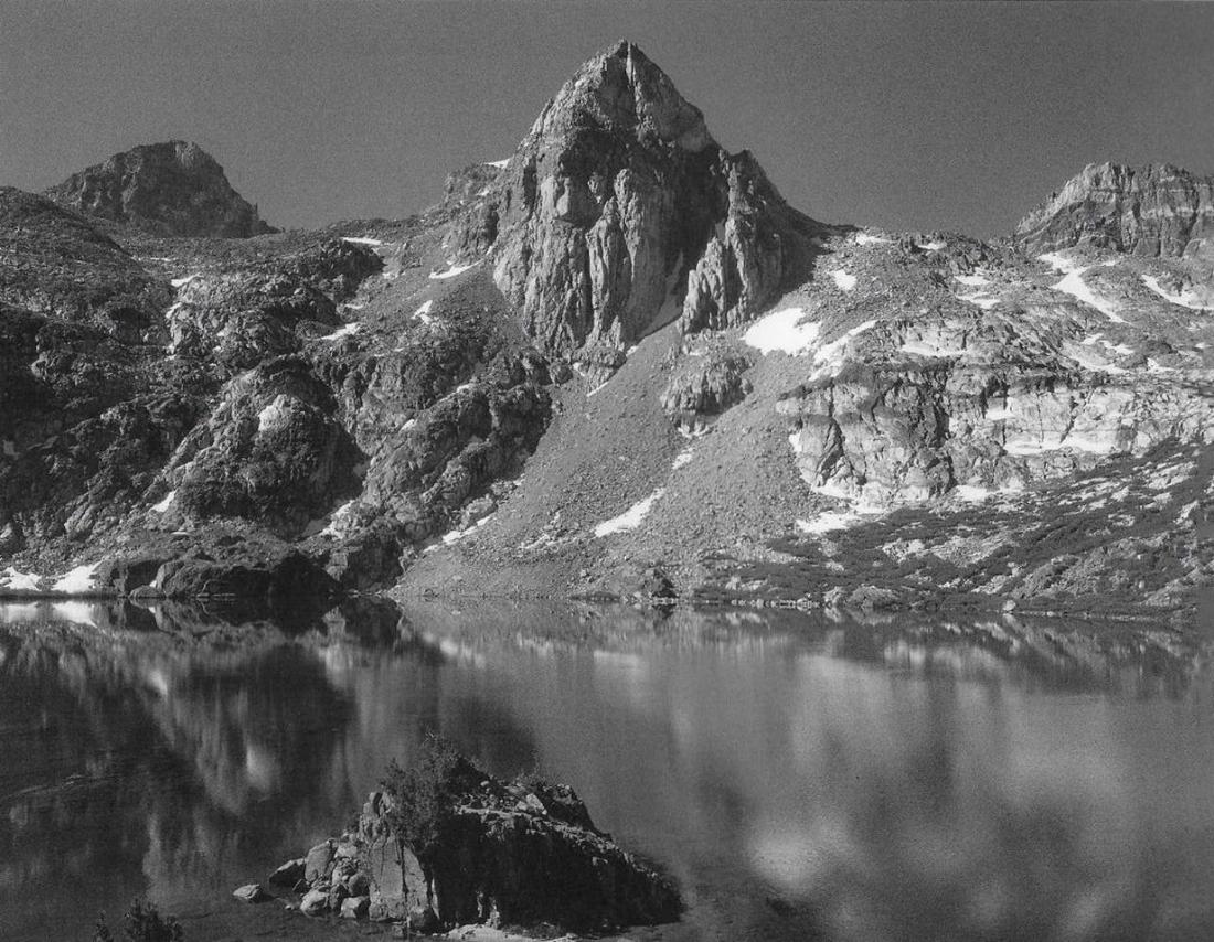 Ansel Adams, Rae Lakes Painted Lady Kings Canyon: Photographer: Ansel Adams (American, 1902 - 1984) - Internationally renowned American photographer. One of the most influential artists in photographic history. Title: "Rae Lakes Painted Lady Kings Ca