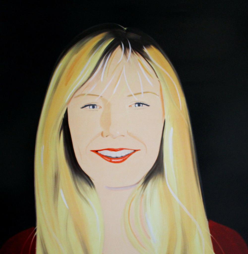 ALEX KATZ "KAREN SMILES" ORIGINAL EXHIBITION POSTER (1 of 4)