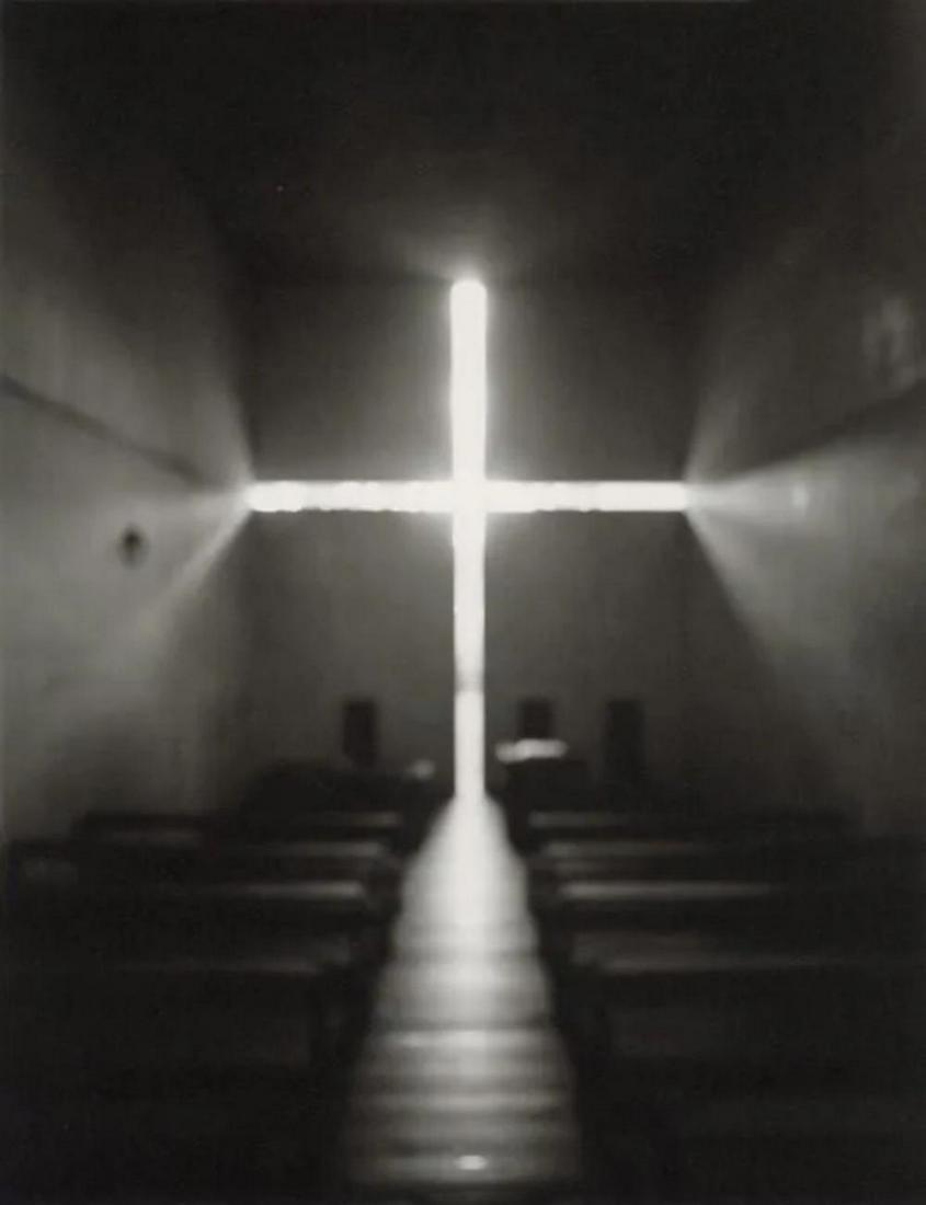 HIROSHI SUGIMOTO - Church of the Light, 1997: Photographer: Hiroshi Sugimoto is a contemporary Japanese photographer whose esoteric practice explores memory and time. Using the intrinsic quality of long exposure photography, the artist provides i